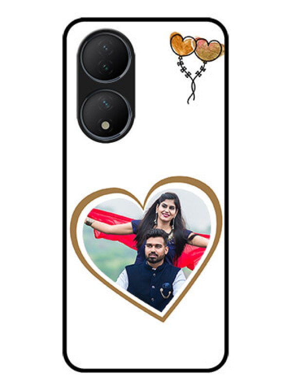 Custom Vivo T2 5G Custom Metal Phone Case - You and Me Design