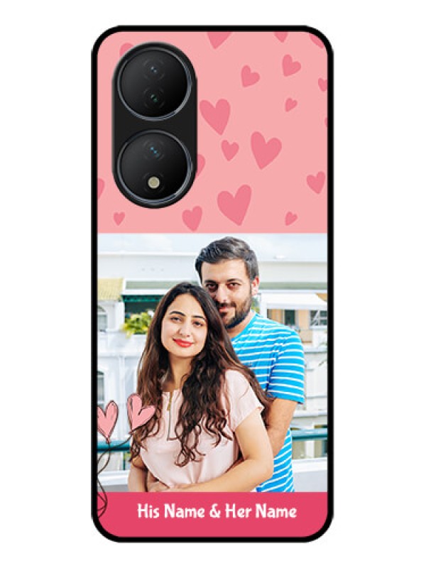 Custom Vivo T2 5G Custom Metal Phone Case - Love Design Peach Color