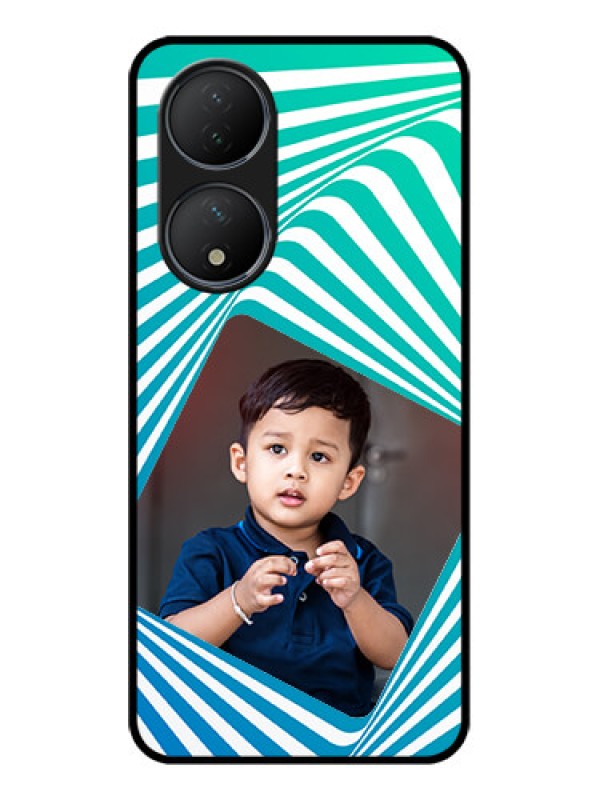 Custom Vivo T2 5G Custom Metal Phone Case - Abstract Spiral Design