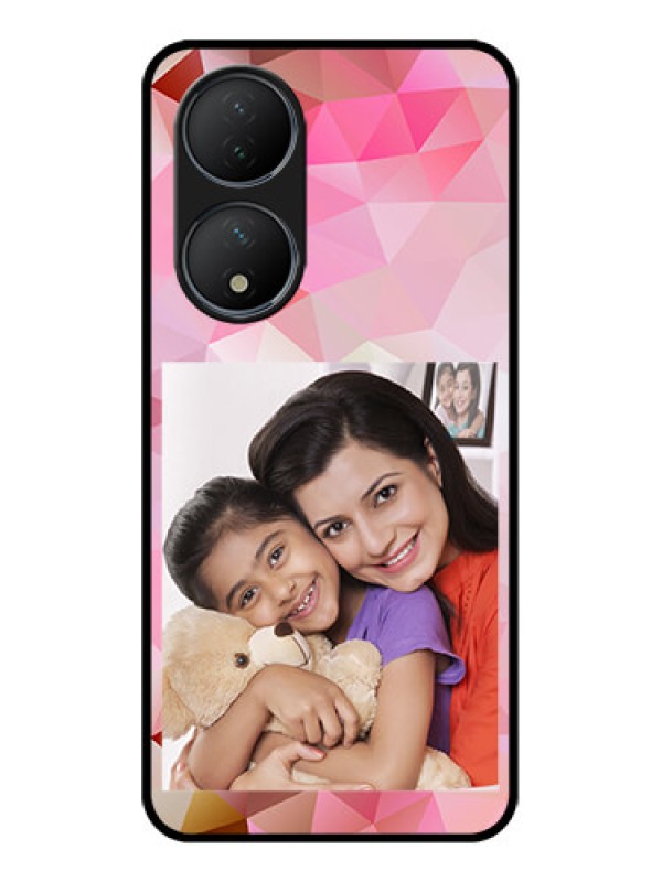 Custom Vivo T2 5G Custom Metal Phone Case - Abstract Triangle Design