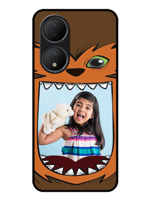 Custom Vivo T2 5G Custom Metal Phone Case - Owl Monster Back Case Design