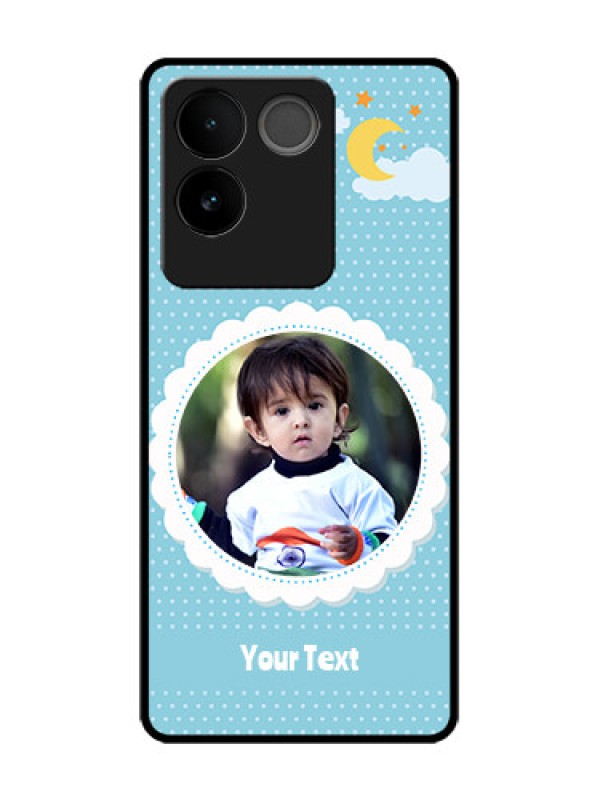 Custom Vivo T2 Pro 5G Custom Metal Phone Case - Violet Pattern Design