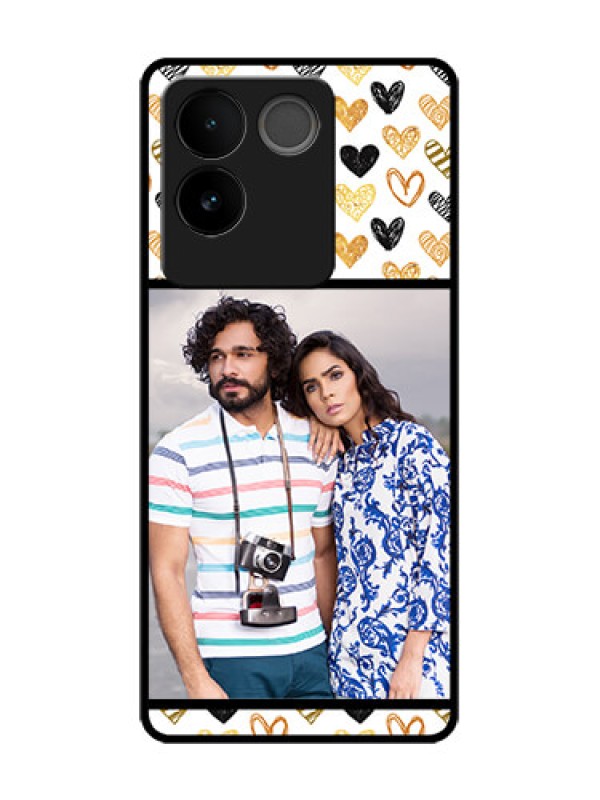 Custom Vivo T2 Pro 5G Custom Metal Phone Case - Love Symbol Design