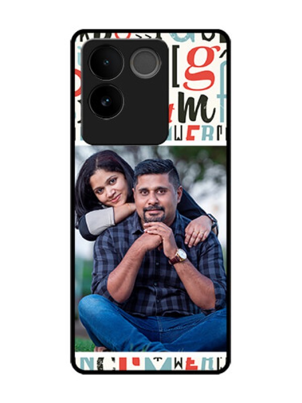 Custom Vivo T2 Pro 5G Custom Metal Phone Case - Alphabet Design