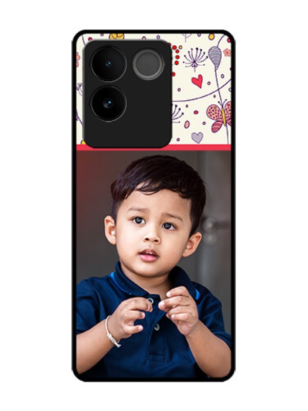 Custom Vivo T2 Pro 5G Custom Metal Phone Case - Premium Floral Design