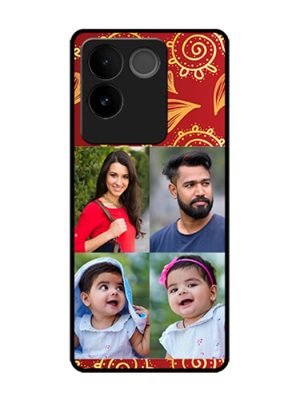 Custom Vivo T2 Pro 5G Custom Metal Phone Case - 4 Image Traditional Design