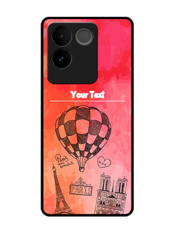 Custom Vivo T2 Pro 5G Custom Metal Phone Case - Paris Theme Design