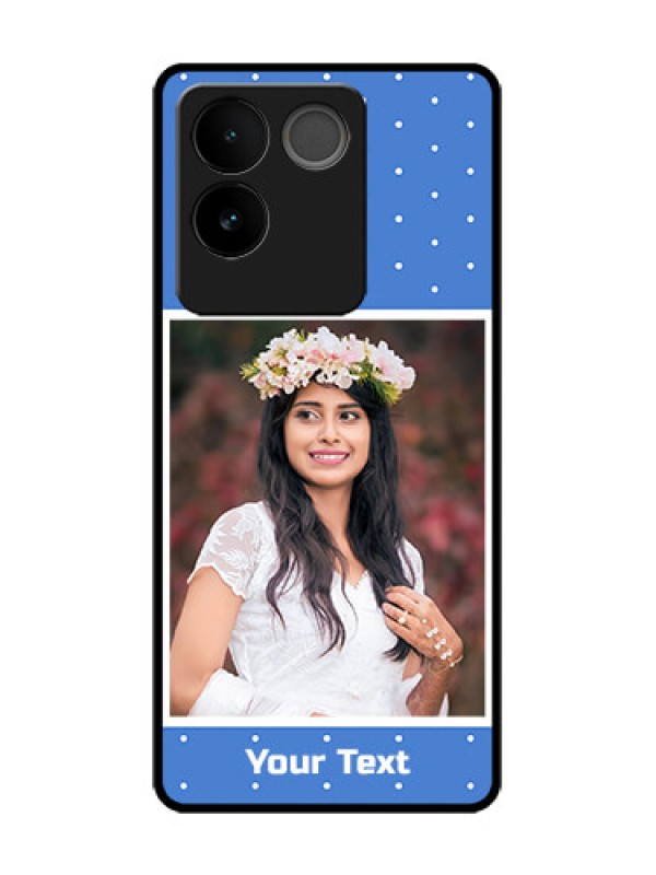 Custom Vivo T2 Pro 5G Custom Metal Phone Case - Polka Dots Design