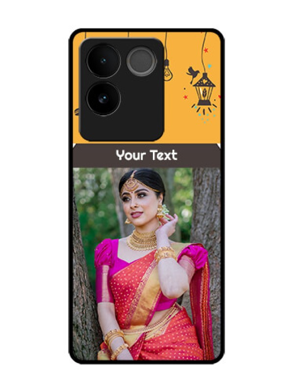 Custom Vivo T2 Pro 5G Custom Metal Phone Case - With Family Picture And Icons