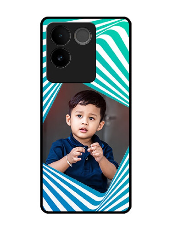 Custom Vivo T2 Pro 5G Custom Metal Phone Case - Abstract Spiral Design