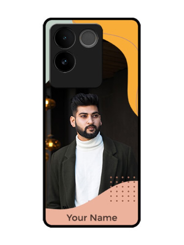 Custom Vivo T2 Pro 5G Custom Metal Phone Case - Tri - Coloured Overlay Design