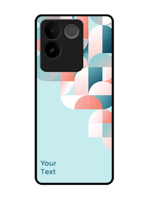 Custom Vivo T2 Pro 5G Custom Metal Phone Case - Stylish Semi - Circle Pattern Design