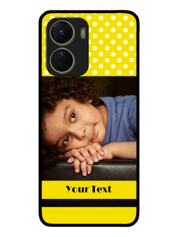 Custom Vivo T2x 5G Custom Metal Phone Case - Bright Yellow Case Design