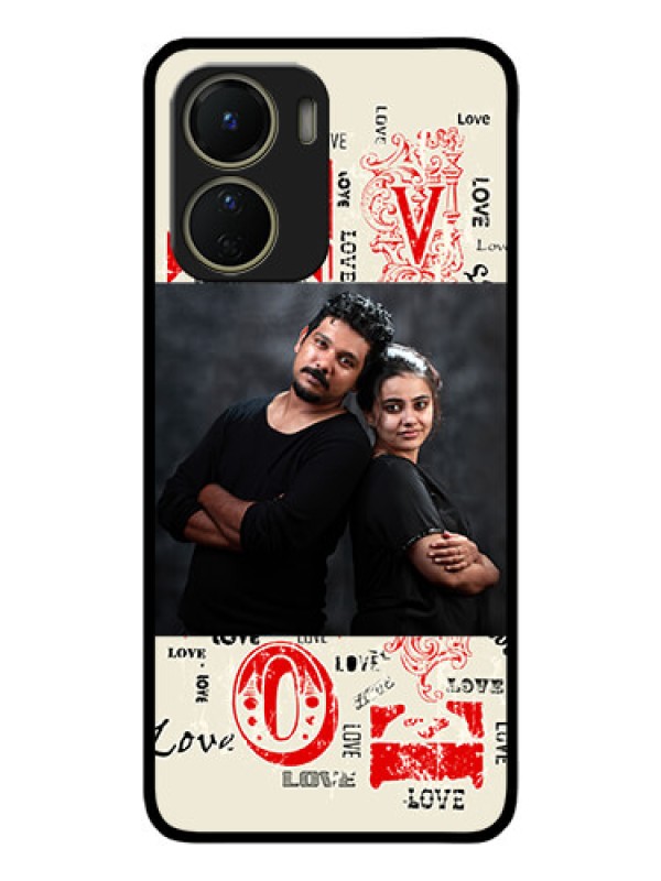 Custom Vivo T2x 5G Custom Metal Phone Case - Trendy Love Design Case