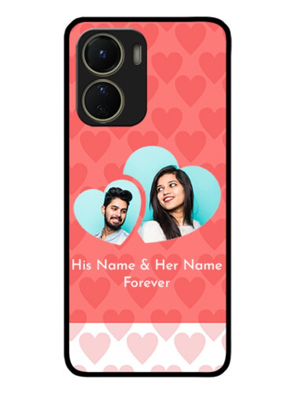 Custom Vivo T2x 5G Custom Metal Phone Case - Couple Pic Upload Design