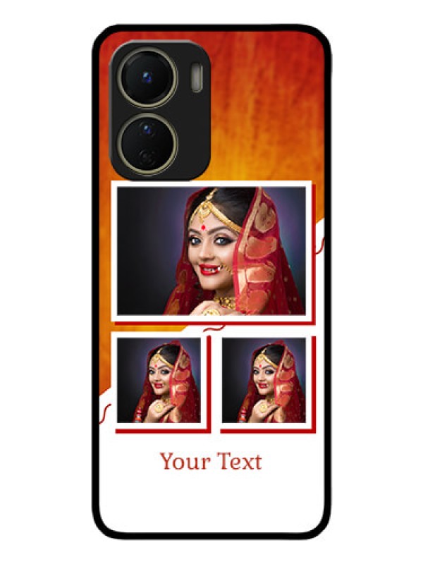 Custom Vivo T2x 5G Custom Metal Phone Case - Wedding Memories Design