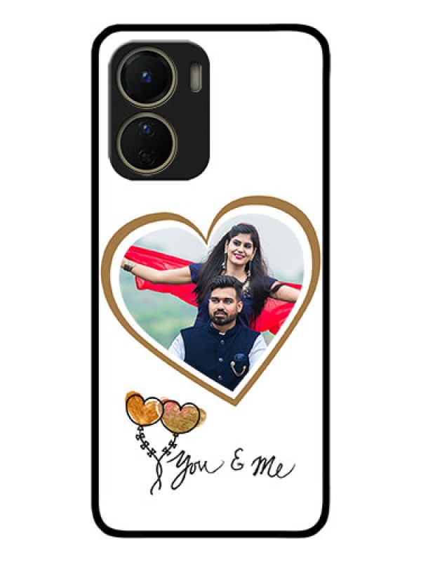 Custom Vivo T2x 5G Custom Metal Phone Case - You and Me Design