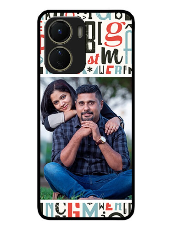 Custom Vivo T2x 5G Custom Metal Phone Case - Alphabet Design