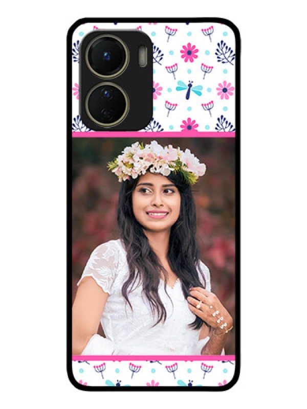 Custom Vivo T2x 5G Custom Metal Phone Case - Colorful Flower Design