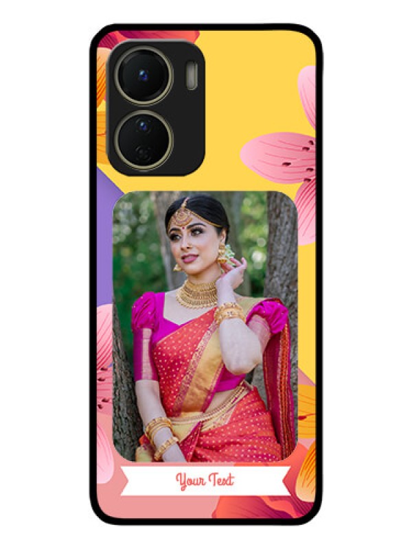 Custom Vivo T2x 5G Custom Metal Phone Case - 3 Image With Vintage Floral Design