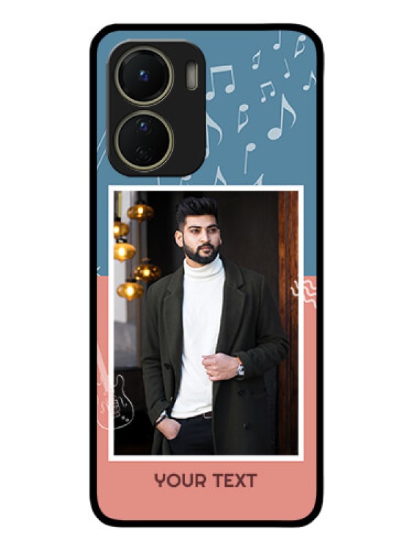 Custom Vivo T2x 5G Custom Metal Phone Case - With Color Musical Note Design