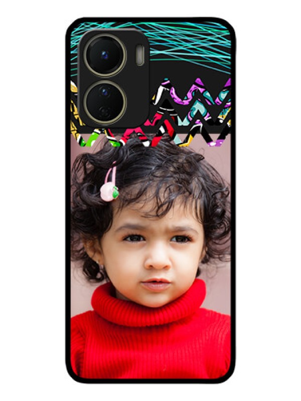 Custom Vivo T2x 5G Custom Metal Phone Case - Neon Abstract Design