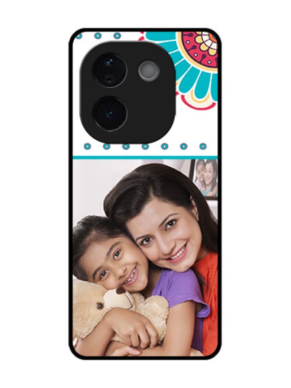 Custom Vivo T3 Pro 5G Custom Metal Phone CaseFlower Design