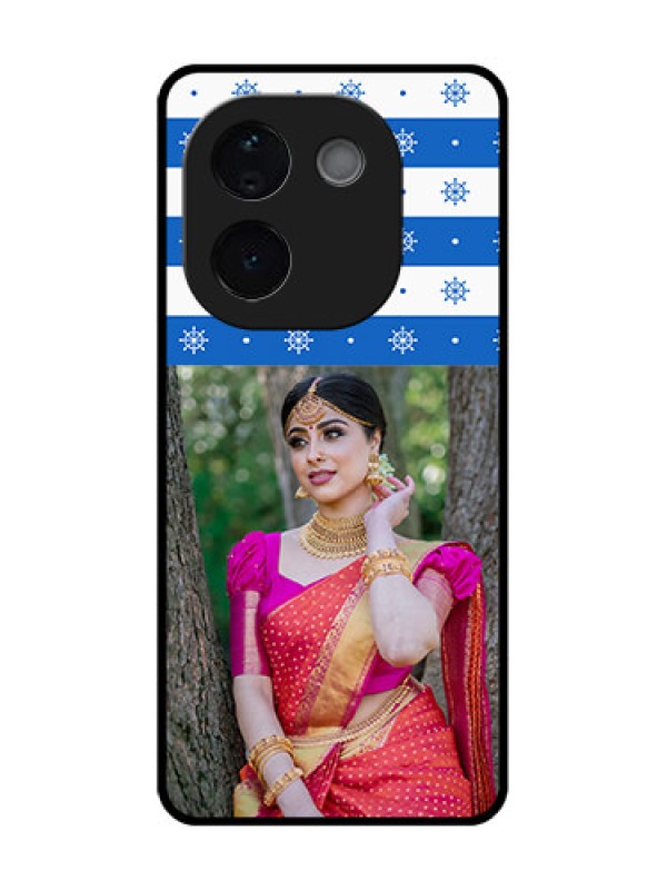 Custom Vivo T3 Pro 5G Custom Metal Phone CaseSnow Pattern Design