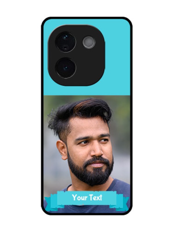 Custom Vivo T3 Pro 5G Custom Metal Phone CaseBlue Color Design