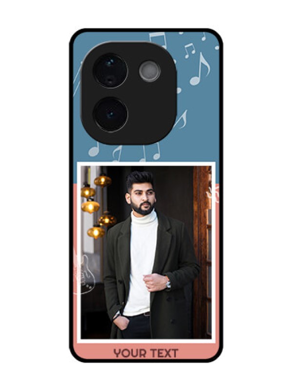 Custom Vivo T3 Pro 5G Custom Metal Phone CaseWith Color Musical Note Design