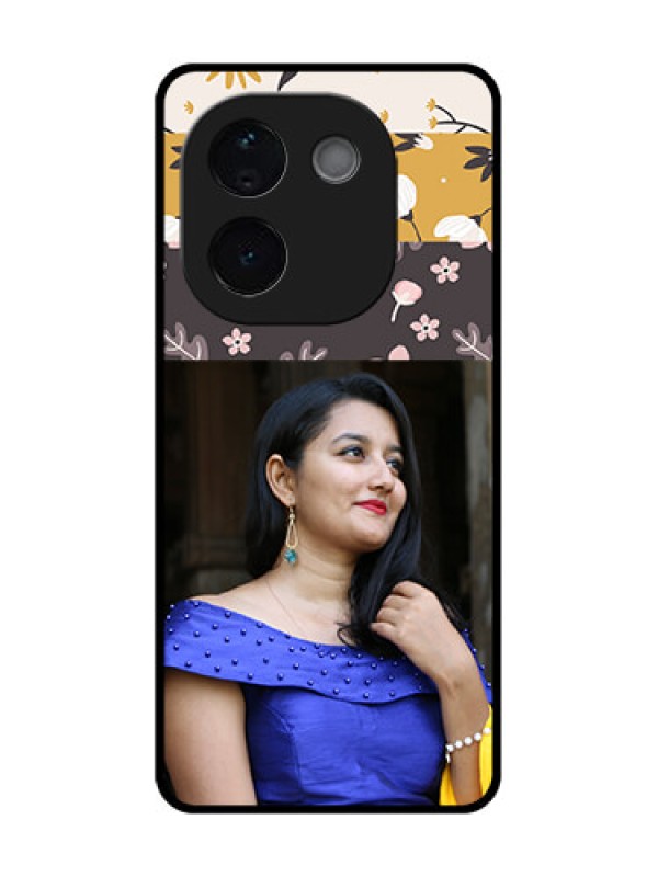 Custom Vivo T3 Pro 5G Custom Metal Phone CaseStylish Floral Design