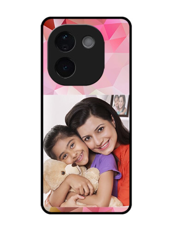 Custom Vivo T3 Pro 5G Custom Metal Phone CaseAbstract Triangle Design