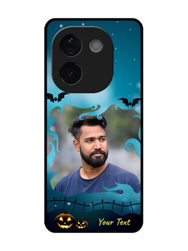 Custom Vivo T3 Pro 5G Custom Metal Phone CaseHalloween Frame Design