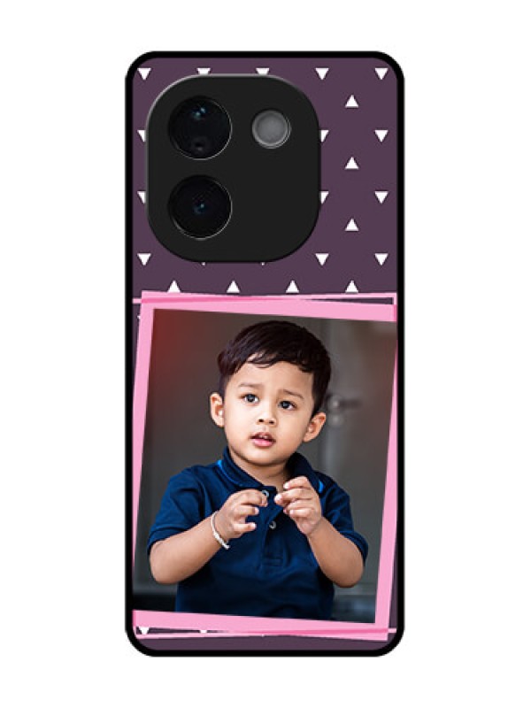 Custom Vivo T3 Pro 5G Custom Metal Phone CaseTriangle Pattern Dotted Design