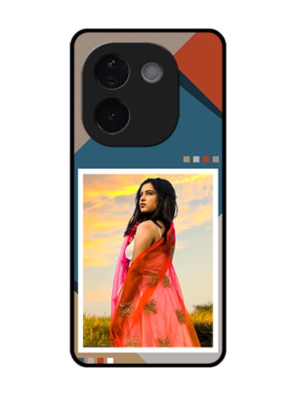 Custom Vivo T3 Pro 5G Custom Metal Phone CaseRetro Color Pallet Design