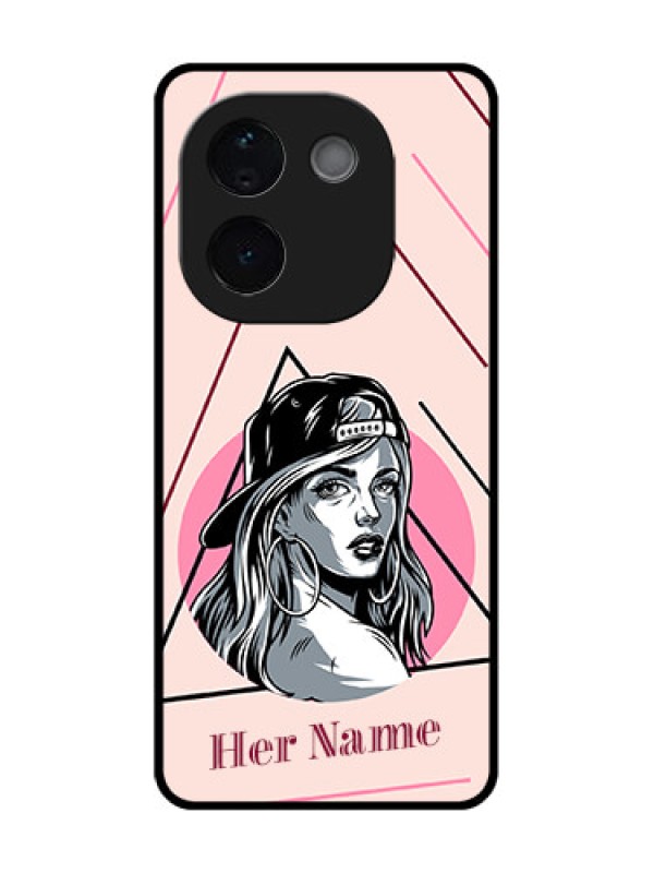 Custom Vivo T3 Pro 5G Custom Metal Phone CaseRockstar Girl Design