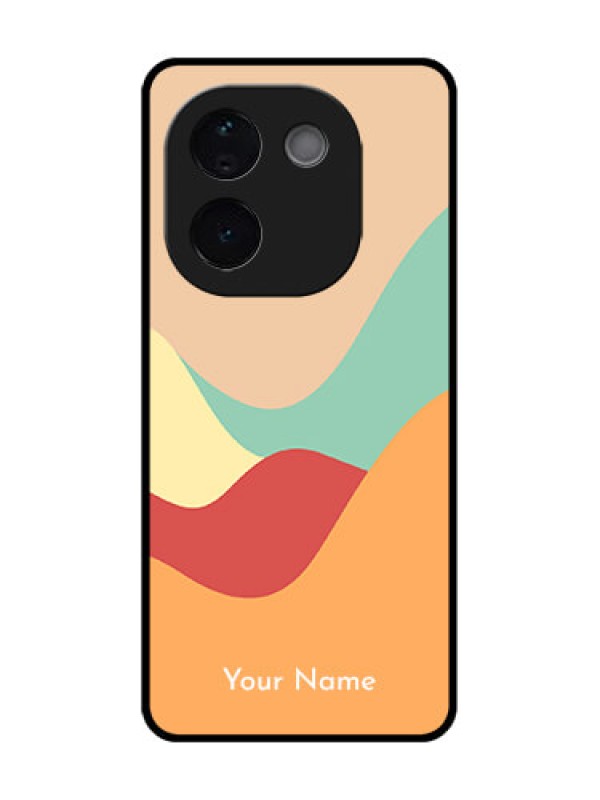 Custom Vivo T3 Pro 5G Custom Metal Phone CaseOcean Waves Multi - Colour Design