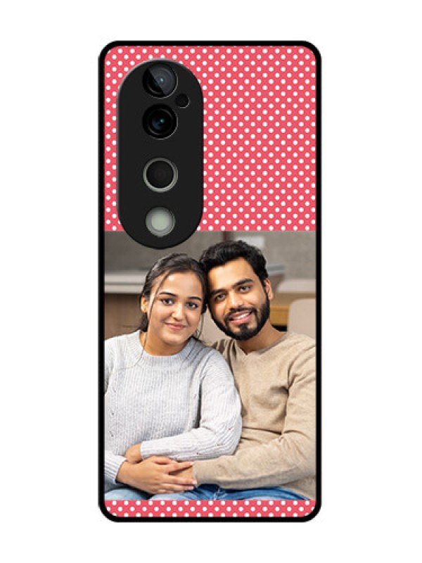 Custom Vivo T3 Ultra Custom Metal Phone CaseWhite Dotted Design