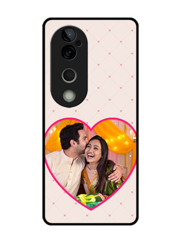 Custom Vivo T3 Ultra Custom Metal Phone CaseHeart Shape Design