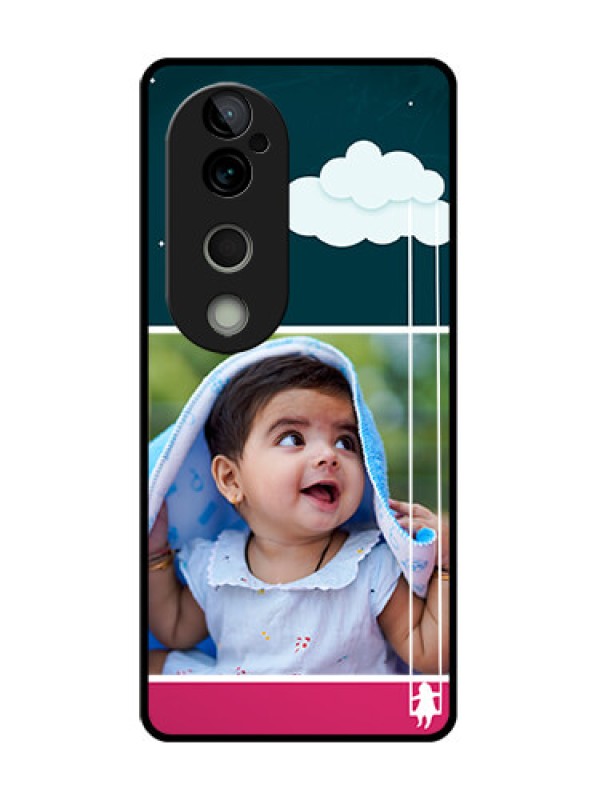 Custom Vivo T3 Ultra Custom Metal Phone CaseCute Girl With Cloud Design