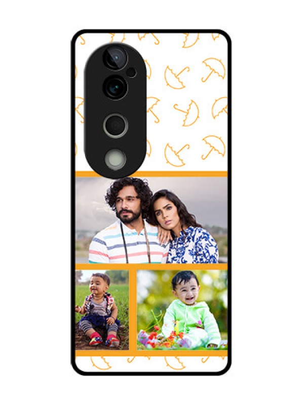 Custom Vivo T3 Ultra Custom Metal Phone CaseYellow Pattern Design