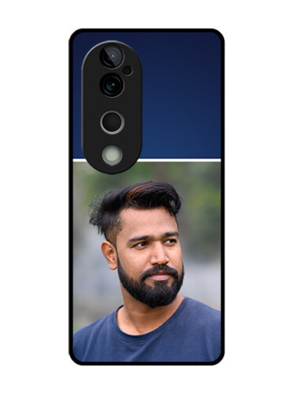 Custom Vivo T3 Ultra Custom Metal Phone CaseSimple Royal Blue Design