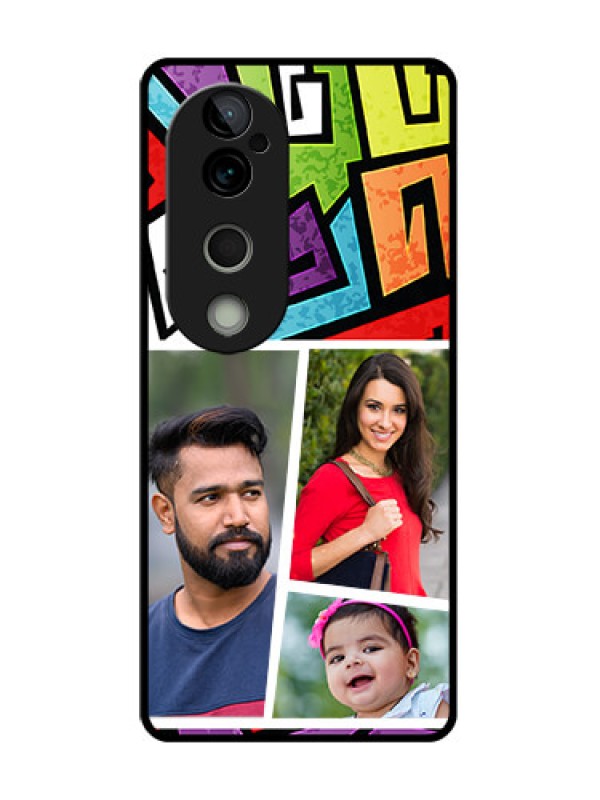 Custom Vivo T3 Ultra Custom Metal Phone CaseGraffiti Pattern Design