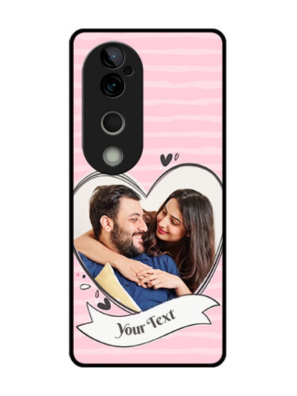 Custom Vivo T3 Ultra Custom Metal Phone CaseVintage Heart Design