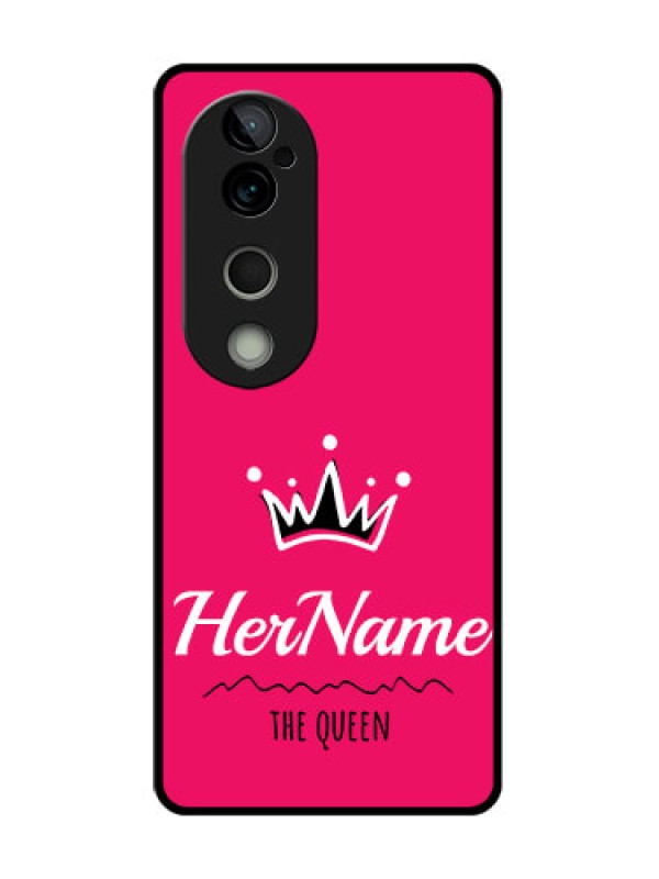 Custom Vivo T3 Ultra Custom Metal Phone CaseQueen With Name Design
