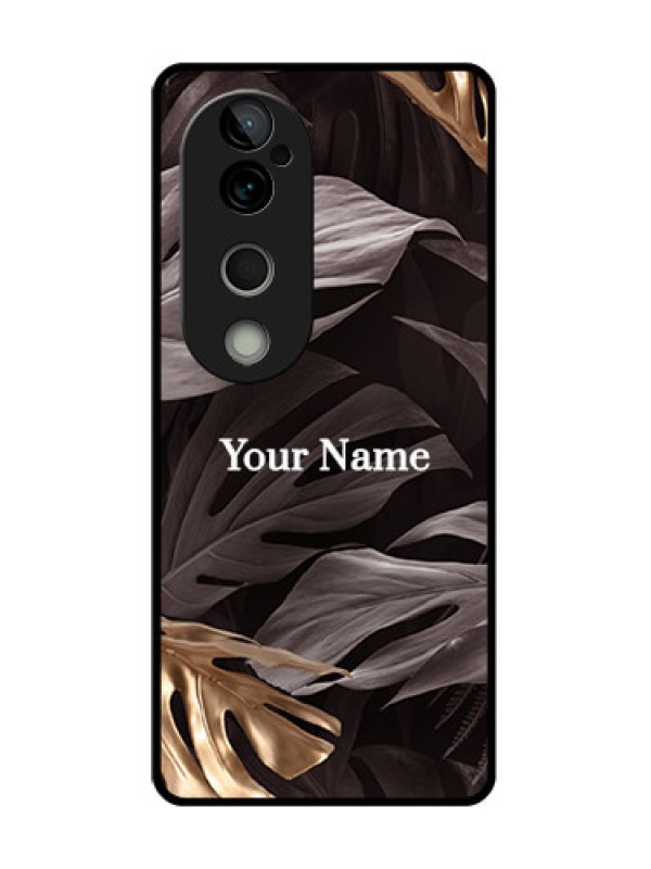 Custom Vivo T3 Ultra Custom Metal Phone CaseWild Leaves Digital Paint Design