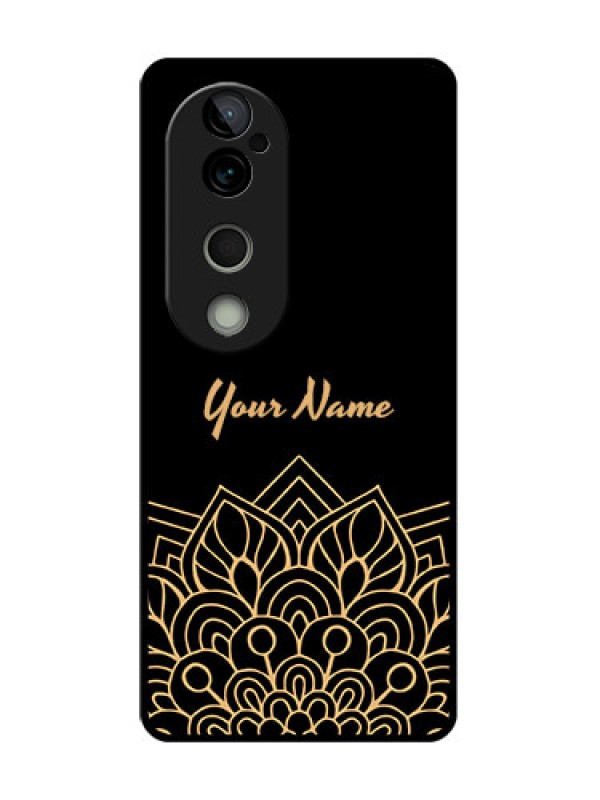 Custom Vivo T3 Ultra Custom Metal Phone CaseGolden Mandala Design