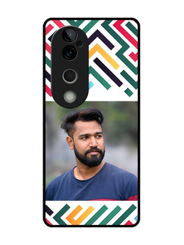 Custom Vivo T3 Ultra Custom Metal Phone CaseColorful Maze Pattern Design