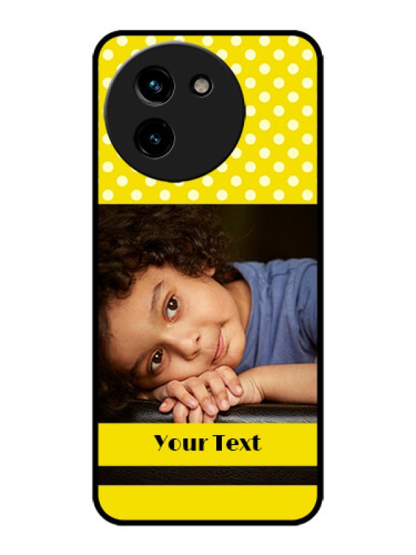 Custom Vivo T3x 5G Custom Metal Phone CaseBright Yellow Case Design