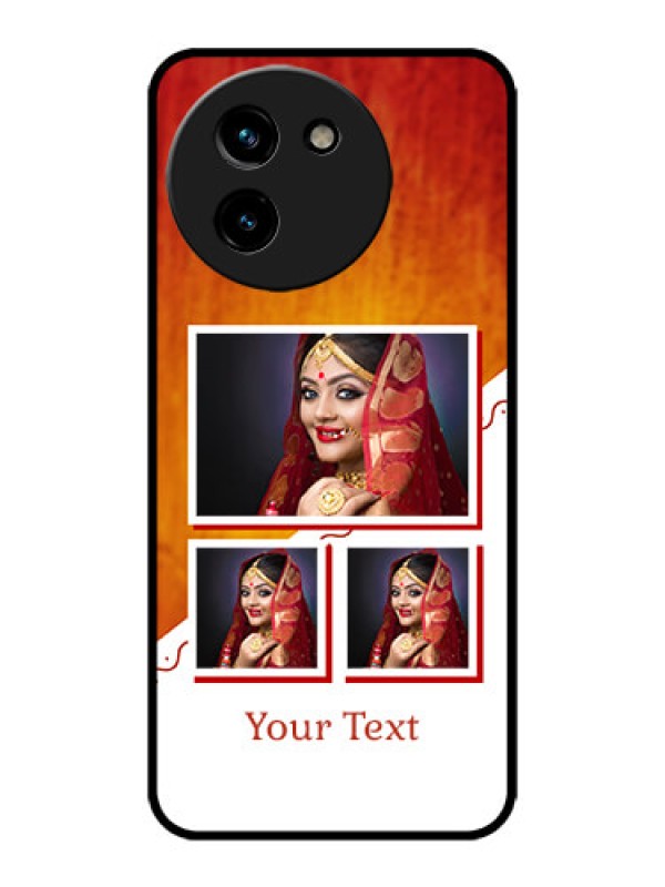 Custom Vivo T3x 5G Custom Metal Phone CaseWedding Memories Design